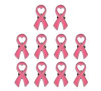 30 spille da bavero for la sensibilizzazione, spille a nastro for promuovere la salute del seno, spille da bavero for la sensibilizzazione sul cancro al seno(Pink)