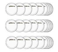 30 spille rotonde trasparenti, 6 cm, kit per spille artigianali, per lavori fai da te e attività con la carta per bambini, per realizzare accessori con immagini, SRDX-107