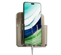 30 supporti trasparenti per telefono per aula supporto per telefono a parete senza strumenti necessari telefono portatile nizer per la scuola colore grigio