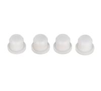 30 tappi di tenuta elastici bianchi - Tappi circolari in gomma piena da 5,5 mm a 9 mm for uso industriale e di laboratorio(6mm)