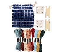 30-teiliges Webkarten-Set, leichte, tragbare Tablet-Karten mit Stickgarn-Shuttle für DIY-Handwerk, Schal, Weihnachtsgeschenke