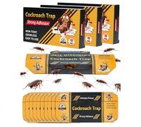 30 Trappole per Scarafaggi e Blatte Non Tossiche e Insapori, per Catturare ed Eliminare gli Insetti in Casa: Ideali per Cucina, Bagno, Camera da Letto, Ufficio e per Proteggere la Tua Famiglia