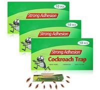 30 trappole per scarafaggi, trappole per cimici, trappole per scarafaggi, trappola per cimici, raschietti per scarafaggi, strisce adesive da cucina, con esca per scarafaggi, monitoraggio, scarafaggi