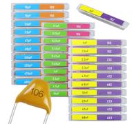 30 Valore 300 Pezzi Condensatore Ceramico, 10pF fino a 10uF Condensatore Monolitico Set Confezionato in scatola singola