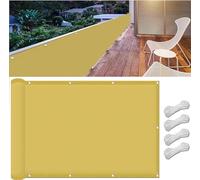 30 x 100 cm, protezione UV al 98%, resistente agli strappi, alle intemperie e impermeabile, durevole, per pergola, patio e giardino, colore crema