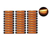 30 X 12v 12 Volt SMD 6 LED Ambra/Arancione Indicatore Laterale Luce Trailer Bus