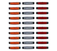 # 30 X 24V LED Front White Side Amber Rear Red Marker Lights Per Camion Autobus