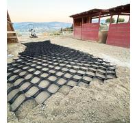 30 x 30 cm scalabile per griglia geotessile ad alta resistenza da 1/2/3/4/5/6 m, ideale per vialetti e stabilizzazione dei pendii (2 m x 4 m)