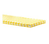 30" x 72" Picnic Tavolo Copertura, 6ft Elastico Bordo, Giallo