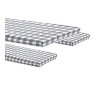 30" x 72" Picnic Tavolo Copertura con Panca Coperture, 3 Pezzo Set, Grigio