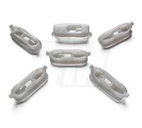30 x clip modanature tetto in bianco per VW Audi | 8D0853909B