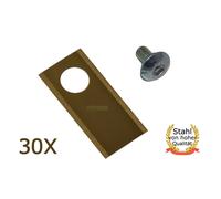 30 x coltelli in titanio da 3,9 cm per robot tagliaerba Honda Miimo HRM 300...