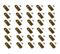 30 x lame in titanio da 4,3 cm per robot tagliaerba Gardena R38Li R40Li R45Li...