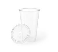 300, 1000 Bicchieri Birra Cocktail Kristal 400 ml Plastica Rigida con Coperchi