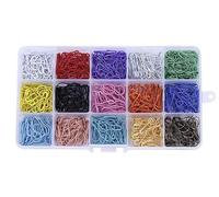 300-1200 Pezzi/Set 21 * 10 mm Zucca bulbo Spillo in Metallo marcatori Punto con Scatola di immagazzinaggio for la Lavorazione(15 Color 750pcs)