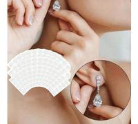 300/200/100/50 pezzi Nastro di supporto per il lobo dell'orecchio, toppe per il lobo dell'orecchio, toppe invisibile per orecchini, Protettore per toppe per orecchini, Stabilizzatore per orecchini ad