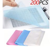 300/200/100 pezzi Filtri di cotone monouso per raccogliere la polvere delle unghie, Cuscinetti filtranti non tessuti ritagliabili, Panni senza lanugine per unghie, Strumenti per la arte di unghie Tess