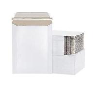 300 - 24.8cm x 31.1cm Bianco Rigido Stay Basse Chiusura Adesiva Cartone Busta