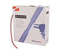 300-30322 Tubo termoretraibile 2:1 3,2 mm L: 10 m rosso cartone HELLERMANNTYTON