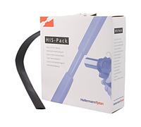 300-31270 Tubo termoretraibile 2:1 12,7 mm L: 5 m scatola nera HELLERMANNTYTON