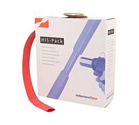 300-31272 Tubo termoretraibile 2:1 12,7 mm L: 5 m rosso cartone HELLERMANNTYTON