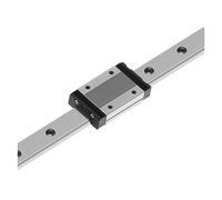 300 350 400 450 500 600 Mm Guida Lineare In Miniatura 1 Pz MGN9 + Carrello SS Nero Cuscinetto scorrevole(MGN9H,400mm)