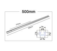 300/400/500/600mm Alluminio T-Track Scanalatura a T Mitra Jig Strumenti