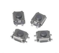 【300-50 pezzi】 Interruttore tattile a tartaruga SMD a 4 pin 3x4x2 mm 2 piedini in posizione verticale senza pilastri mini - Pulsante interruttore micro touch(100PCS)