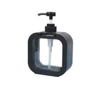 300/500Ml Kitchen Liquid Soap Dispenser Empty Pump Shampoo Bottle Dish Container Bathroom Shower per bagno(500nl Black)