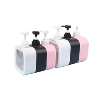 300/500Ml Kitchen Liquid Soap Dispenser Empty Pump Shampoo Bottle Dish Container Bathroom Shower per bagno(200ml Brown)
