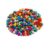 300/600 pezzi da 3/4,0 mm di vetro ceche perline di semi piccole perline rotonde sciolte per gioielli fai da te creazione orecchini bracciale all'ingrosso - colori misti - 3,0 m x 600 pezzi