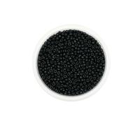 300/600 pezzi da 3/4,0 mm perline di vetro ceche di semi piccole perline rotonde sciolte per gioielli fai da te creazione orecchini bracciale all'ingrosso - nero - 4,0 mm x 300 pezzi