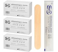 300 Abbassalingua in legno monouso STERILI (3 conf. da 100 pezzi)