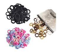 300 anelli colorati per capelli per bambini, in cotone color caramella, accessori per capelli per bambini, adatti per ragazze e bambini piccoli