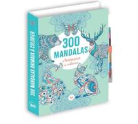 300 animaux à colorier: Avec un crayon
