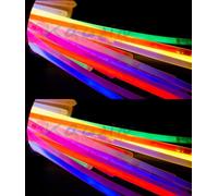 300 BRACCIALETTI LUMINOSI STAR LIGHT FLUORESCENTI BRACCIALI FLUO DJ