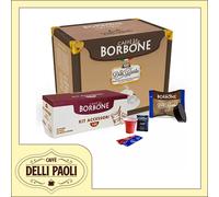 300 capsule Caffè Borbone compatibili A Modo Mio Don Carlo BLU + 3 Kit Accessori
