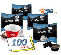 100 Capsule e-Mio Pop Caffè Miscela DECA compatibili A Modo Mio
