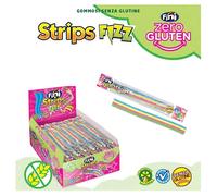 300 Caramelle Gommose Strips Fizz Fragola