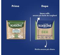 300 Cialde caffè Borbone dek decaffeinato CIALDA FILTRO CARTA 44 MM ESE