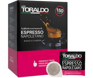 300 CIALDE CAFFE TORALDO MISCELA CLASSICA + CIALDE CARPE DIEM OMAGGIO