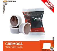 Toraldo - 100 Capsule Bialetti Toraldo Miscela Cremosa Anche Per Macchine Con Sensore Alluminio (leggi Descrizione Per Compatibilita')