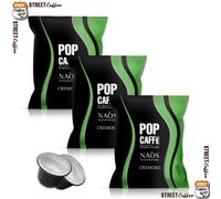 100 Cialde Capsule Caffè Pop Naos 2 Cremoso compatibili Nespresso