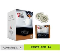 300 Cialde in Carta Verzì Miscela Aroma Intenso Filtro ESE 44 MM Originali Verzi