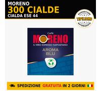 300 Cialde Moreno Ese 44 Aroma Blu Caffè Filtrocarta Compostabili
