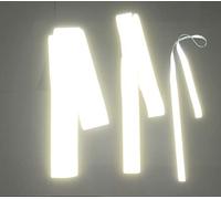 300 cm nastro riflettente Nastro altamente riflettente tessuto riflettente al metro Tessuto riflettente argento Riflettori da cucire o stirare sicuro di notte 50mm Breit 3Meter Da cucire 1