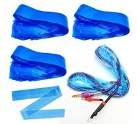 300 coperture per cavi a clip, usa e getta, igieniche, per tatuaggi, 5 x 81 cm, per borse per macchine tatuaggi, accessori per tatuaggi (blu)
