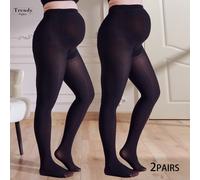 300 denari Collant per donne in gravidanza, collant semi-trasparenti neri, collant opachi color albicocca morbidi e confortevoli, adatti per l'autunno, per uso interno, esterno e quotidiano a temperat