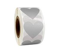 300 etichette adesive antigraffio da 25 mm per piccole imprese a forma di cuore per realizzare biglietti per lotteria e forniture per matrimoni