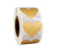 300 etichette adesive antigraffio da 25 mm per piccole imprese a forma di cuore per realizzare biglietti di lotteria forniture per matrimoni accessori per biglietti di auguri